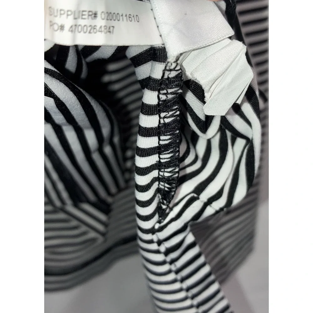 Polo Ralph Lauren Performance Polo Shirt XL Men Black White Stripe Short Sleeve*